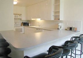 Condo kitchen.